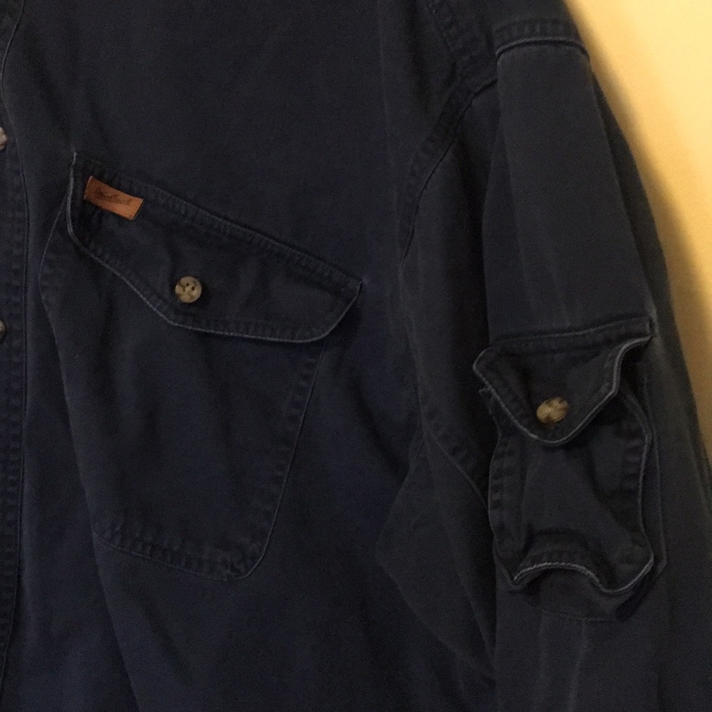 Navy Button-Down - Picture 3 of 5